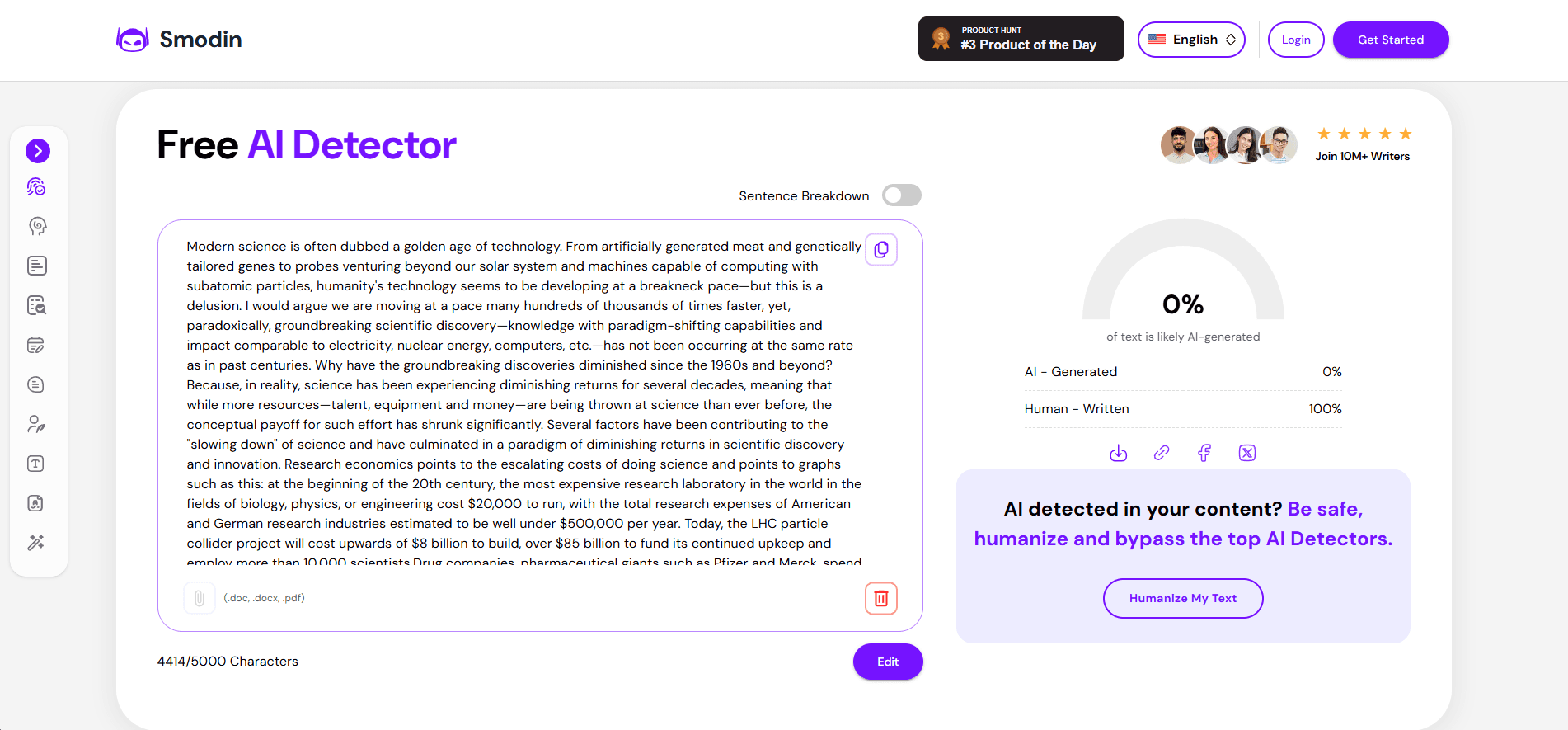 Huewrite - AI Text Humanizer | Transform AI to Human Writing | Hue Write
